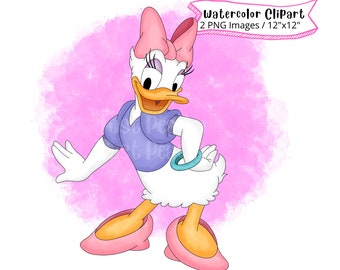 新品★デイジーダック Daisy Duck アヒル デイジー ダック 油絵風 絵 新品☆デイジーダック Daisy Duck アヒル デイジー ダック 油絵