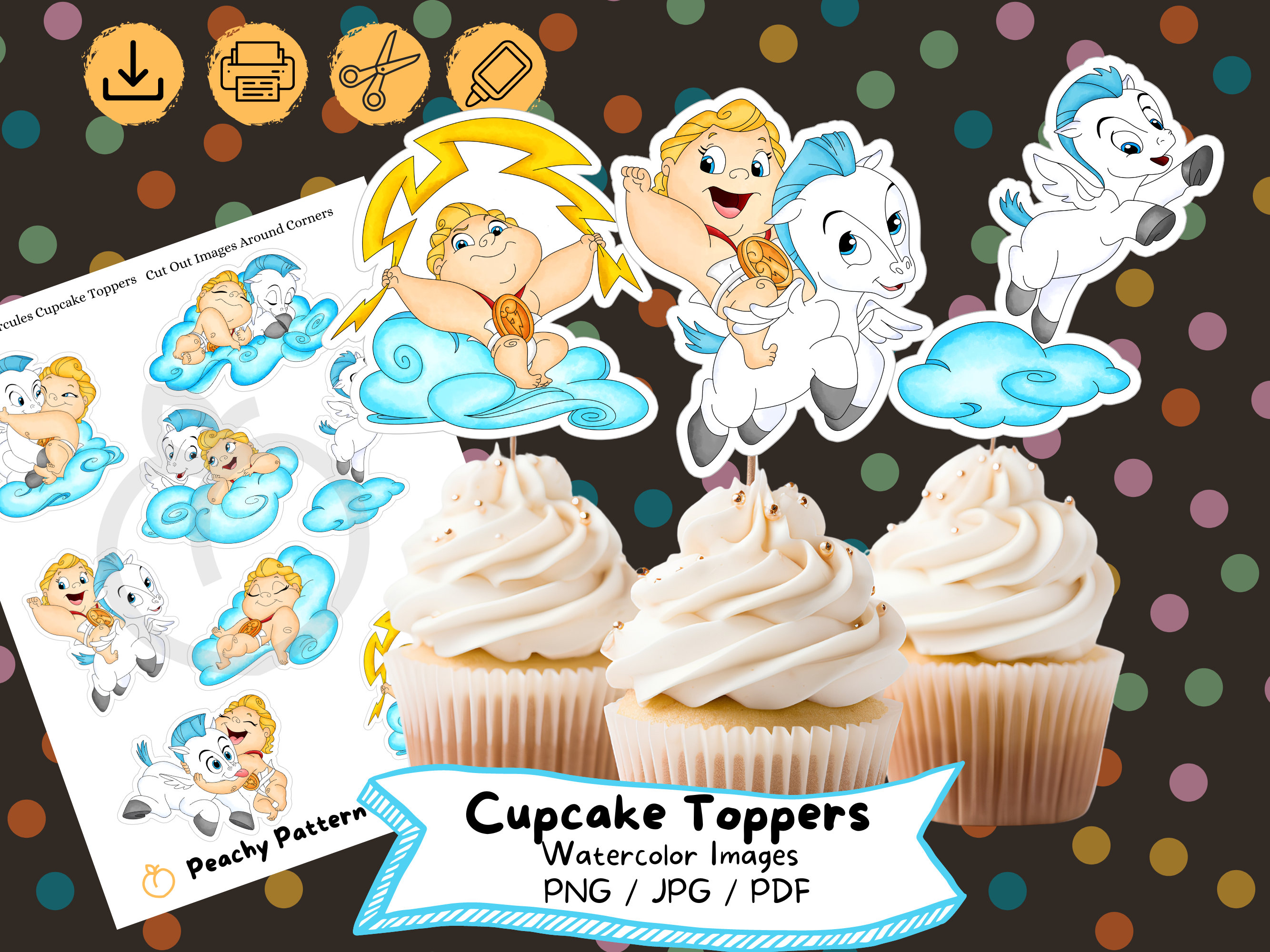 Hercules decorations - Etsy Schweiz, image size:2667x2000