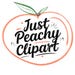 JustPeachyClipart store logo