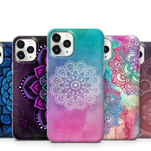 Custodia per telefono Mandala, elegante e alla moda, per iPhone 17 Pro Max, 16e, 15, 14, 12 e Samsung S25 Ultra, S24 FE, A56, A36, Pixel 10 XL, 9a, 8