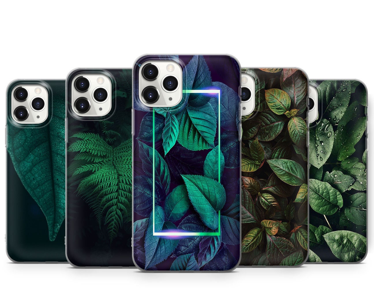 Leaf Phone Case For iPhone 15 14 13 12 11 X Xs XR 8 SE Samsung S23 S22 S21 S20 S10 A10 A12 A13 A14 A31 A33 A51 A52 A53 A71 A72