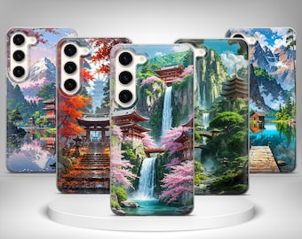Anime Art Phone Case Japanese Cover For Samsung Galaxy S25 Ultra, S24 Plus, S23 FE, S22, S21, S20, S10 A53, A52, A36, A35, A26, A16, A12