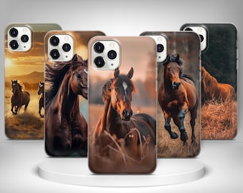 Majestic Horse Phone Case Graceful Cover for iPhone 17 Pro Max, 16e, 15, 14, 13 & Samsung S25 Ultra, S24 FE, A56, A36, Pixel 10 XL, 9a, 8