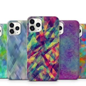 Abstrakt Geometrische Handy Hülle für iPhone 17 Pro Max, 16e, 15, 14, 12 & Samsung S25 Ultra, S24 FE, A56, Pixel 10 XL, 9a, 8