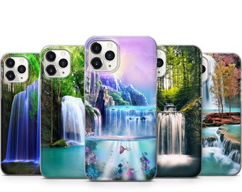 Waterfall Phone Case For iPhone 15 14 13 12 11 X Xs XR 8 SE Samsung S23 S22 S21 S20 S10 A10 A12 A13 A14 A31 A33 A51 A52 A53 A71 A72