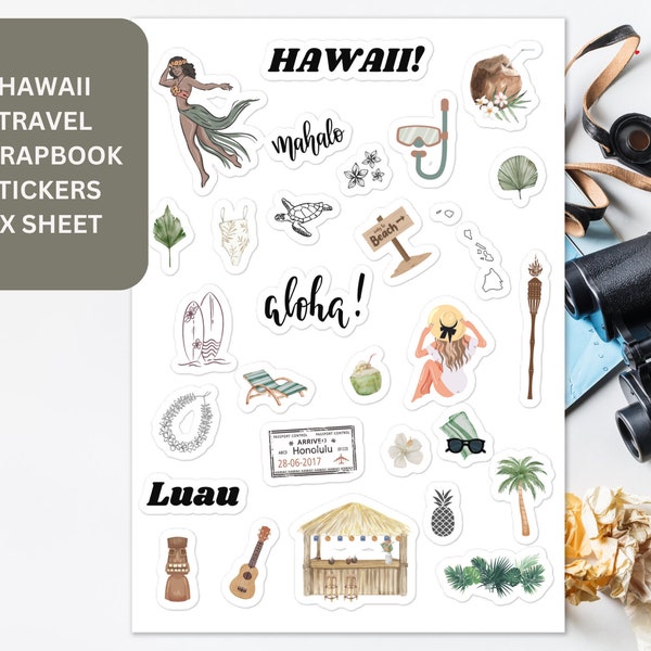 Hawaiian Scrapbook Etsy