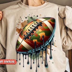 Camouflage Football png | Camo Football png | Camo Dripping Football png | Football png | Dripping Football png | Camouflage Football jpg