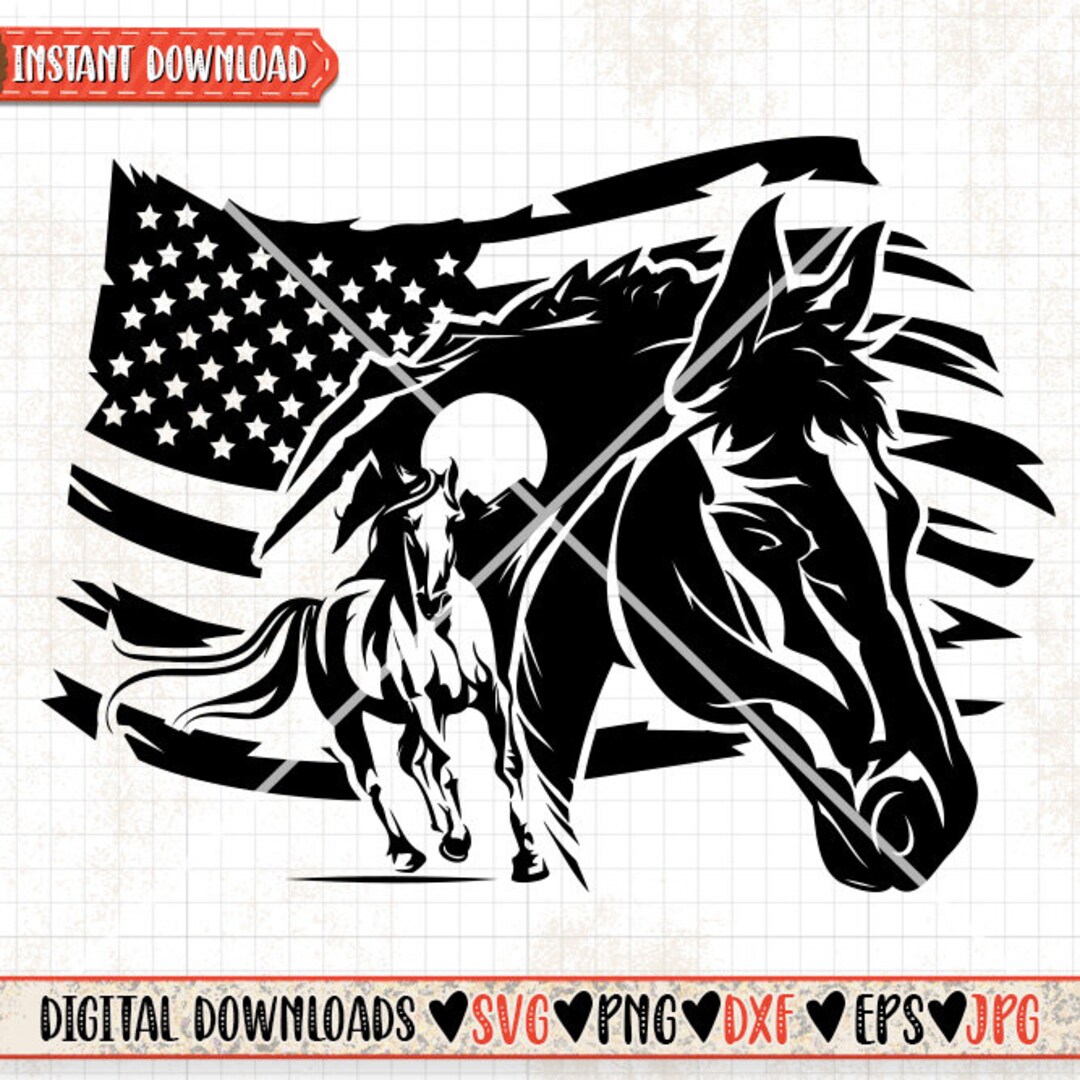 US Horse Scene Svg | Ranch Clipart | Howdy Cutfile | Cowboy Shirt Png ...