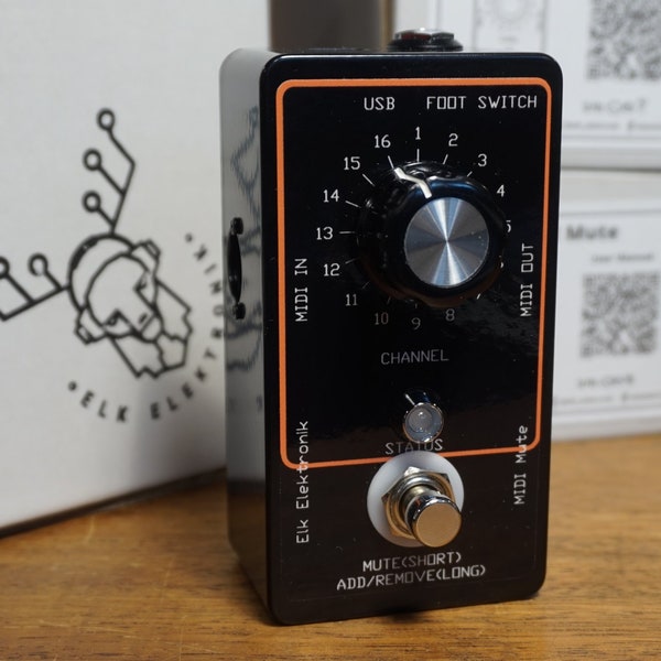 Grupo de silenciamiento MIDI programable: pedal de sintetizador/teclado