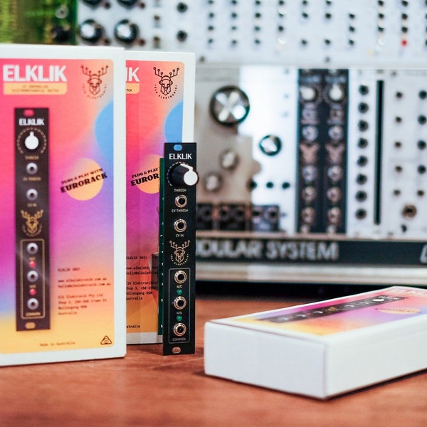 ELKLIK - CV Controlled Relay for Eurorack with Built-in Comparator