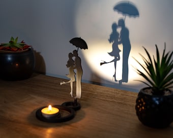 Candle holder - Candle holder - Chinese shadow - Love - Couple - Love - Romantic - Decoration - Design - By Vibe3D