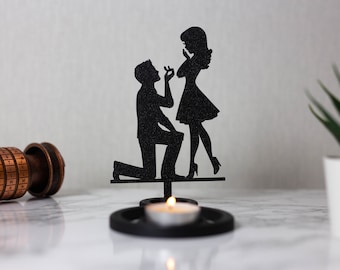 Candle holder - Candle holder - Chinese shadow - Love - Couple - Wedding - Love - Romantic - Decoration - Design - By CandleGifts3D