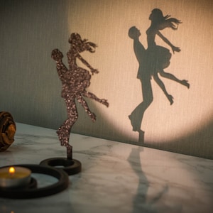Candle holder Candle holder Chinese shadow Love Couple Love Romantic Decoration Design By Vibe3D image 1