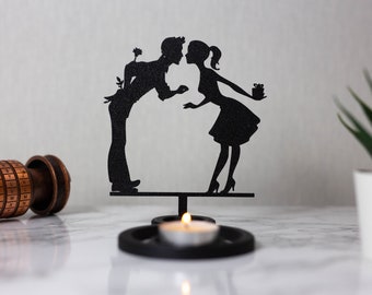 Candle holder - Candle holder - Chinese shadow - Love - Couple - Love - Romantic - Decoration - Design - By CandleGifts3D