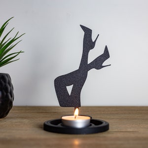 Candle holder Candle holder Chinese shadow Sexy Woman Legs Romantic Decoration Design By Vibe3D image 2