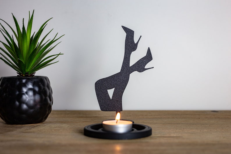 Candle holder Candle holder Chinese shadow Sexy Woman Legs Romantic Decoration Design By Vibe3D image 2