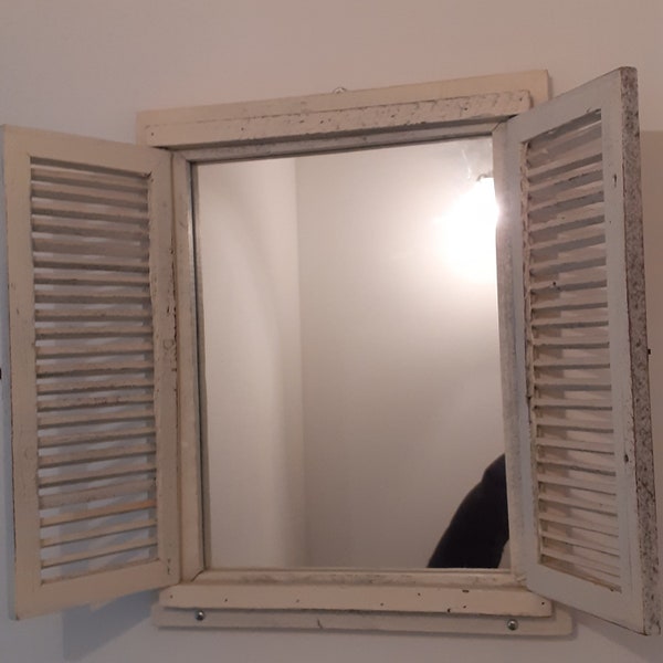 Miroir En Bois à poser sur un meuble ou au mur