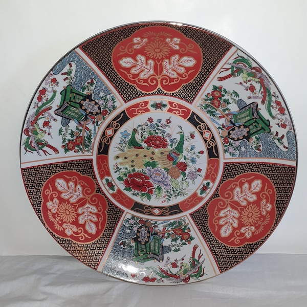 Grand plat en porcelaine chinoise