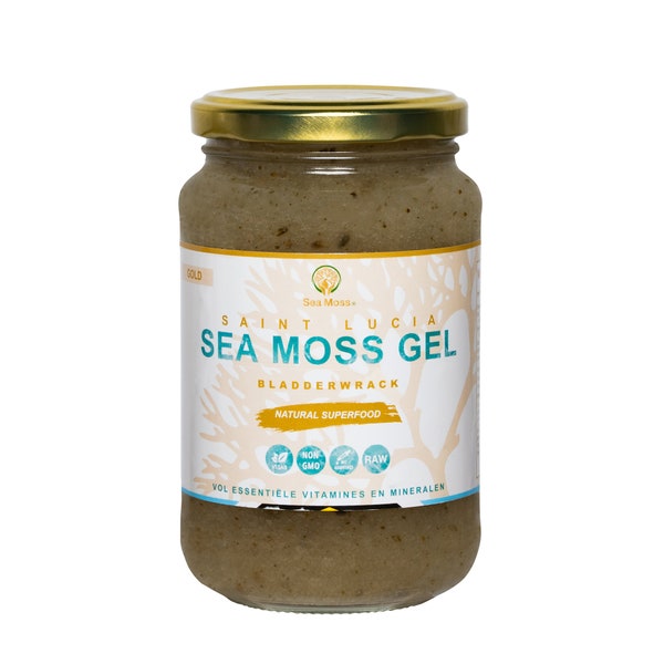Sea Moss® - Fucus dorado de musgo marino de Santa Lucía - 375 ml