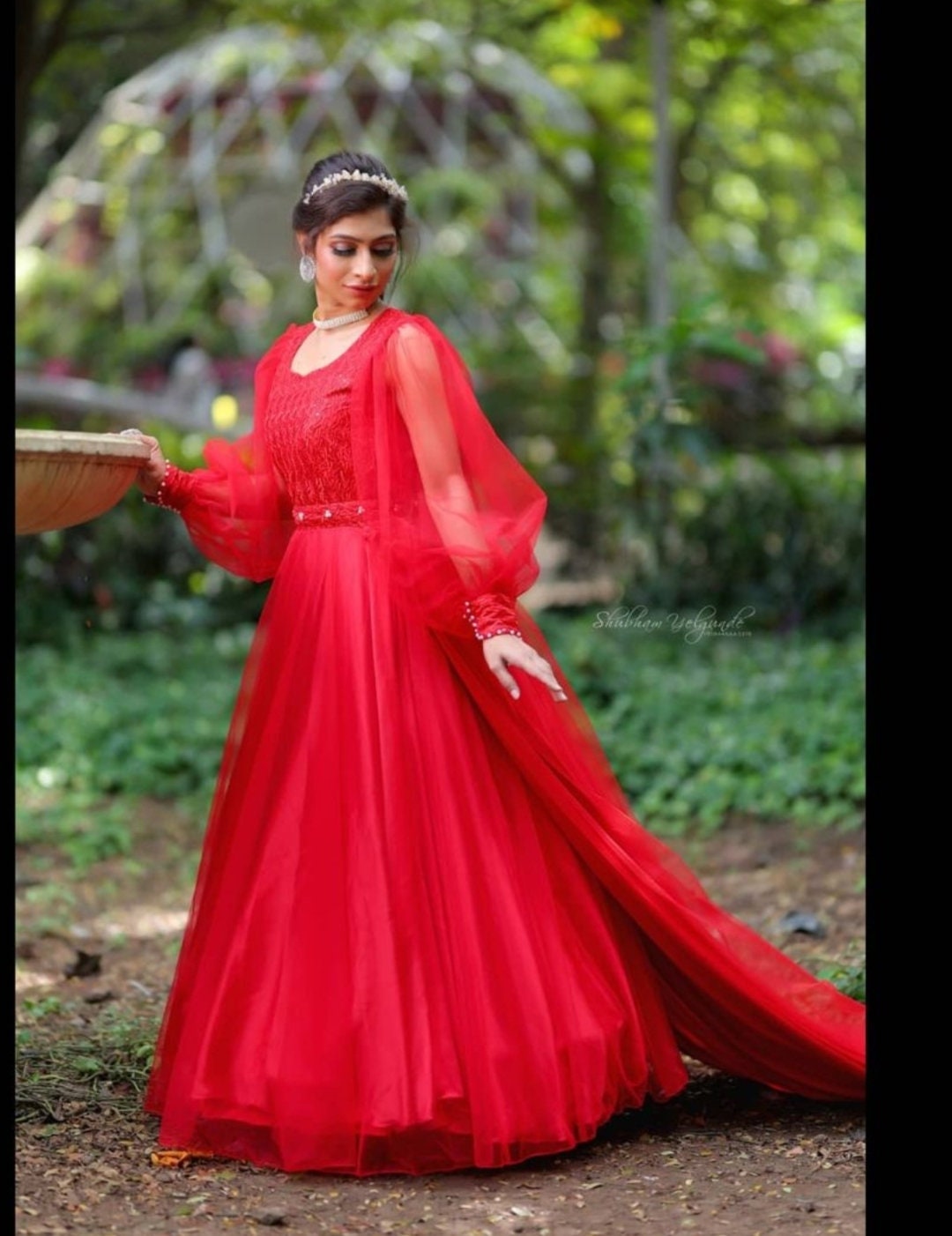 KUSUM SAREES Flared/A-line Gown Price in India - Buy KUSUM SAREES  Flared/A-line Gown online at Flipkart.com