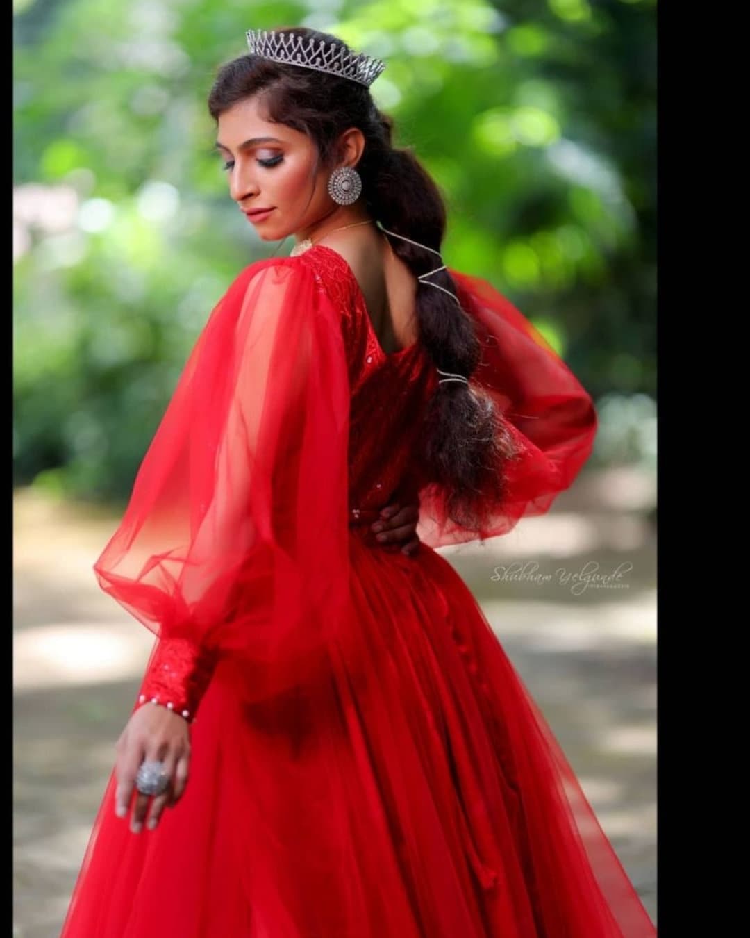 Embroidery Party Wear Women's Nyra Cut Long Kurta Red – mahezon