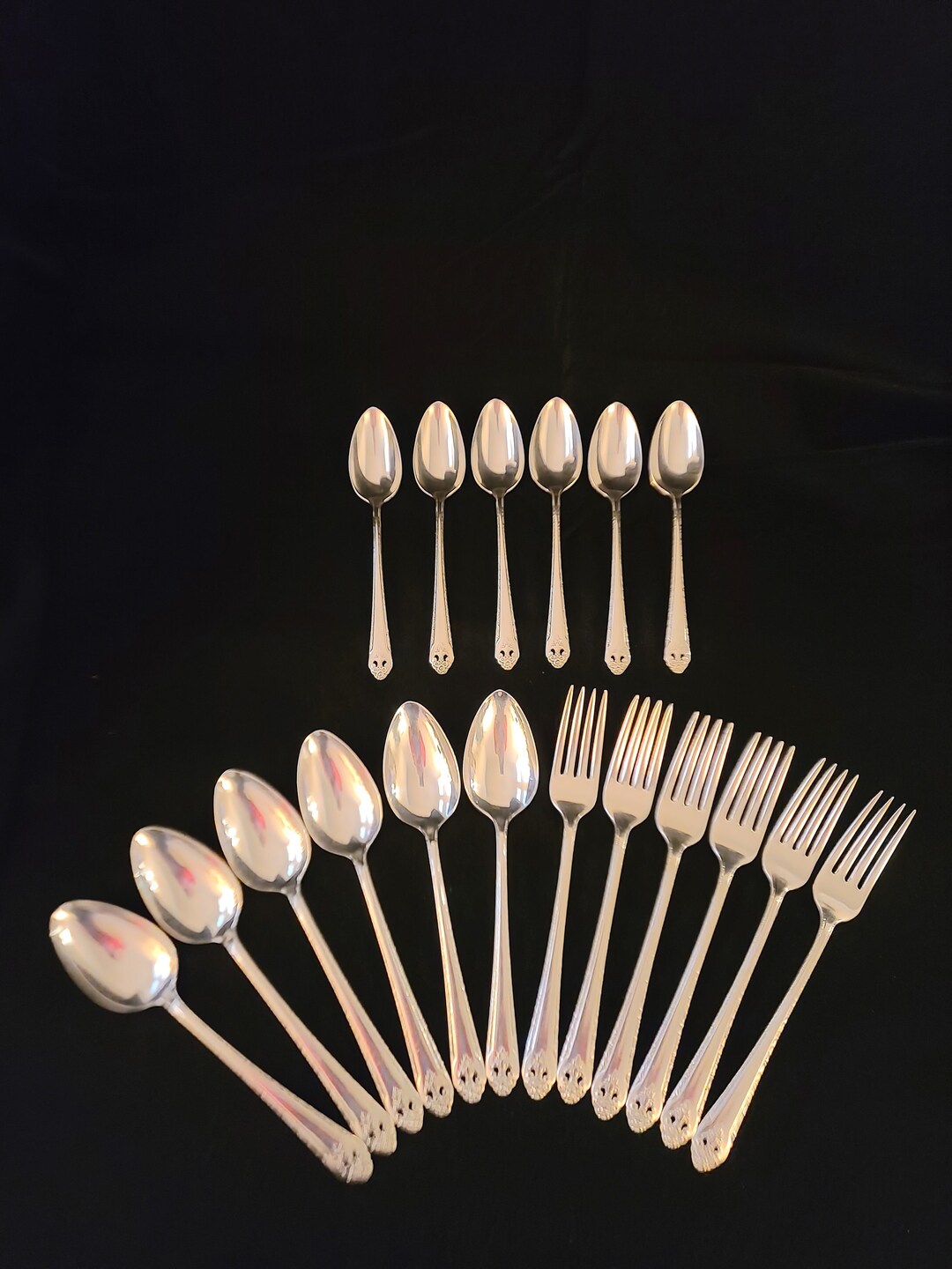 Vintage Holmes & Edwards IS Silver Plate in Lovely Lady Etsy