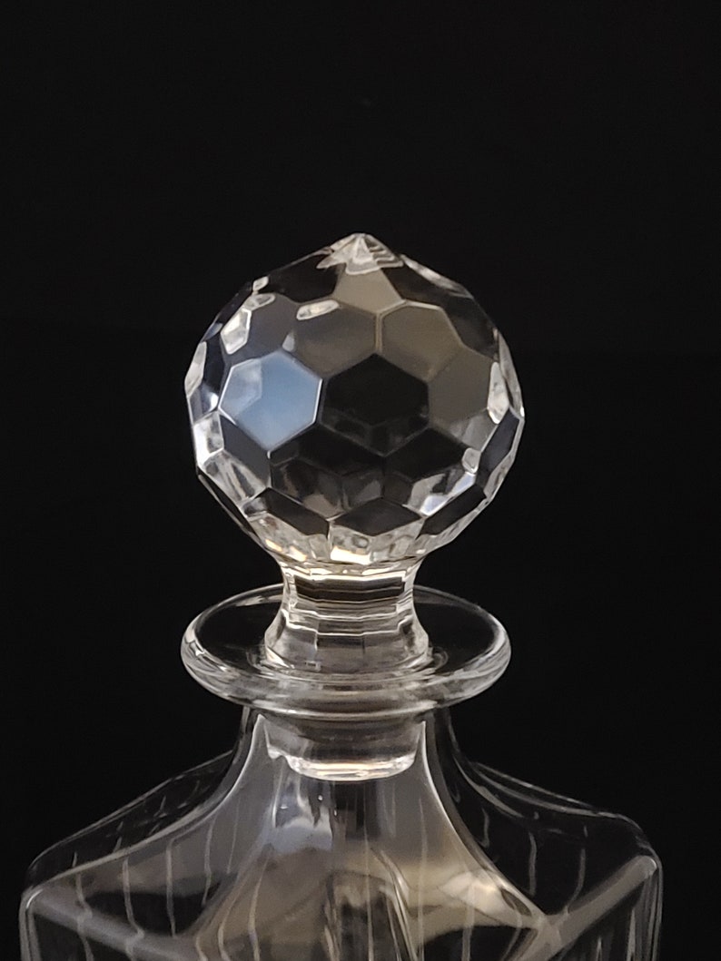 Tiffany & Co. Plaid Crystal Decanter Etsy