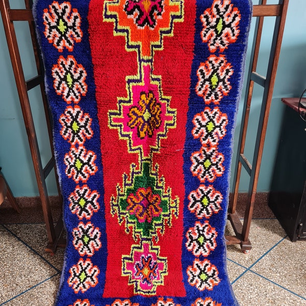 Moroccan rug Hand knotted - Beni ourain rug - all wool berber rug - Custom rug - handmade rug - Genuine lamb wool - Brown Rug Morocco
