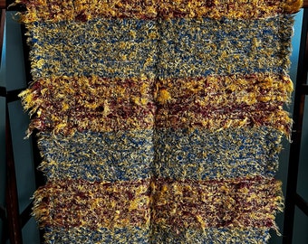 Hermosa alfombra de corredor marroquí - corredor de alfombra marroquí vintage, alfombra bereber - Alfombra de corredor estrecho a cuadros- Alfombra tejida a mano- Alfombra anudada a mano