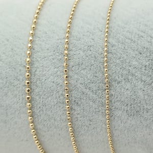 gold ball bracelet, gold bead bracelet, 14k ball bracelet, diamond cut ball bracelet, diamond  bead bracelet, 1mm 1.2mm 1.5mm ball bracelet
