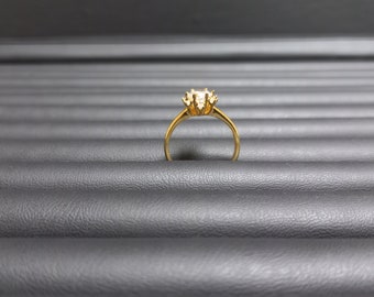 14K Gold Ring, Statement ring, Art deco ring, Contemporary ring, Elegant ring, Minimal ring, Timeless ring, Chic ring, Trendy ring,Gold Ring