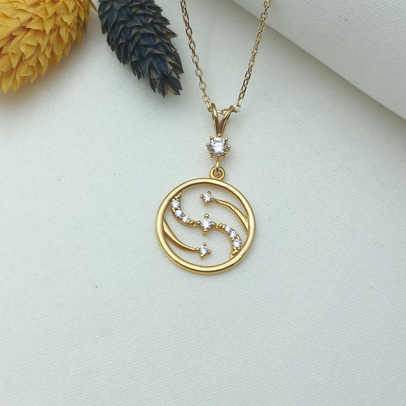 thin gold chain, 14k fashion necklace, gold charm necklace, special occasion gift, unique necklace, gold dainty pendant, sentimental gift