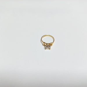 14K Gold Ring, Promise ring, Stacking ring, ring, Vintage ring, Whimsical ring, Bohemian ring, Unique design ring, Stylish ring, Bold ring image 7