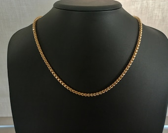 14K Gold Bismarck Chain, Europe Chain, Box Chain, İce Diamond Cut Chain, Gold Chain, Special Chain, minimalist chain, luxury chain, elegant