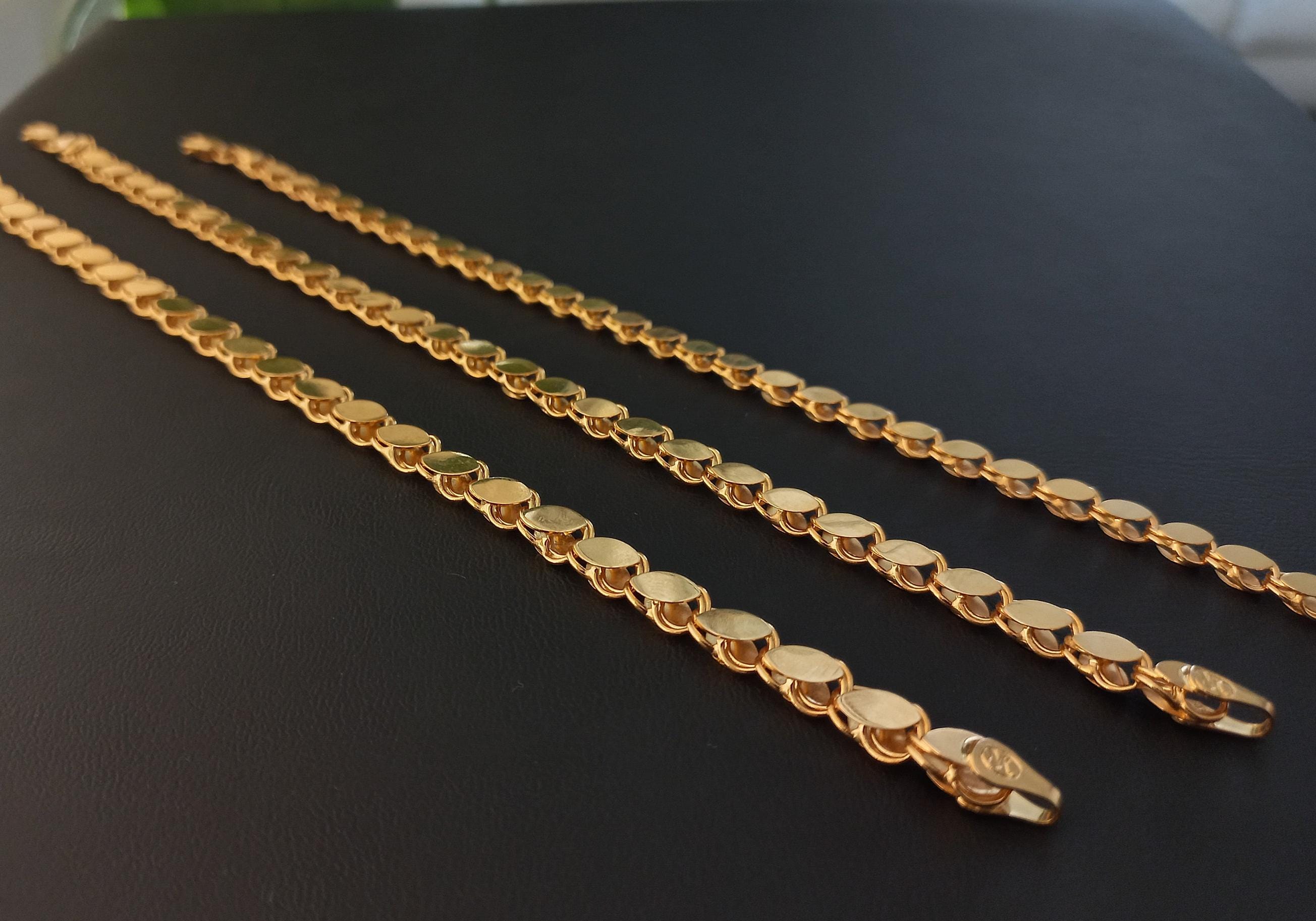14K Gold Garibaldi Bracelet, 14K Bracelet, Garibaldi Bracelet, Mirror Bracelet, Gift For Her, 14K Gold Women Bracelet,Handmade Gold Bracelet