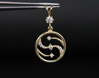 14K Gold Pendant, women's pendant, mothers day gift, birthday gift, christmas gift, gift for her, grandma pendant, girls pendant,mom pendant