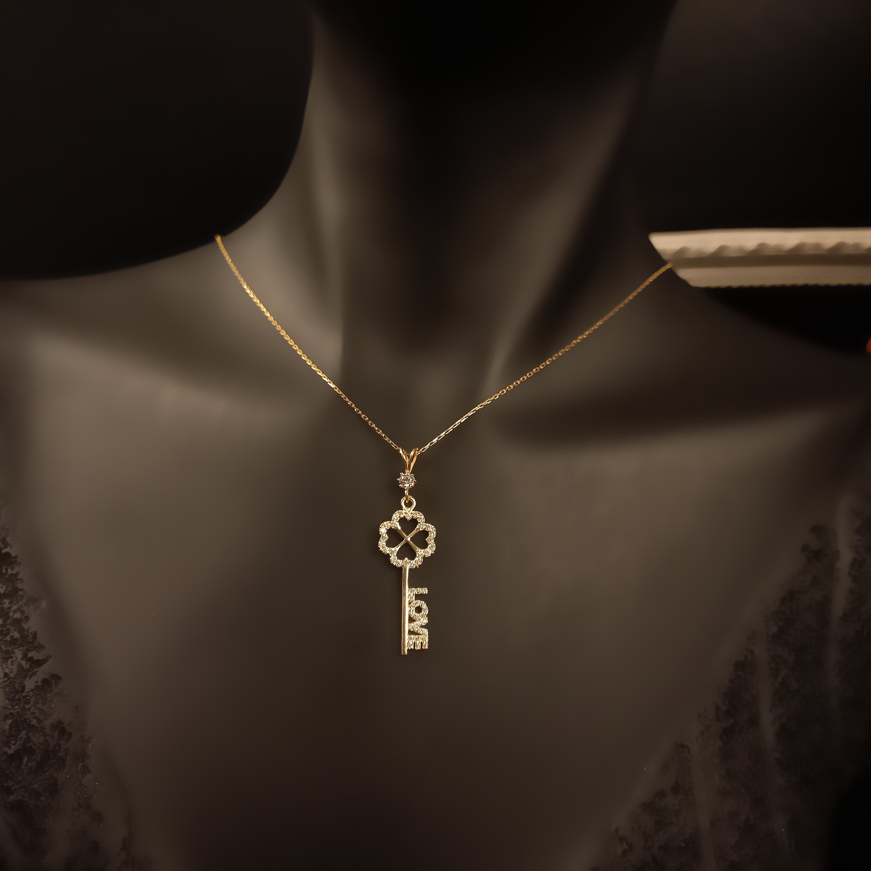 Key to My Heart Necklace Etsy UK