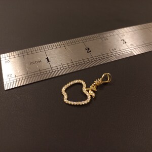 8K Gold Pendant, Apple Pendant, Apple Necklace, Gold Apple Pendant, women's pendant, Handmade pendant, Delicate pendant, Minimal necklace, image 8