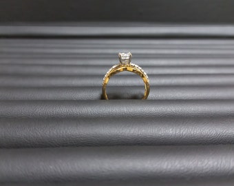 14K Gold Ring, Handmade ring, Minimalist ring, Unique ring, Fashion ring, Stackable ring, Affordable ring, Dainty ring, Modern ring, ring,