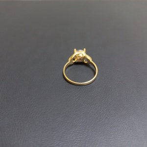 14K Gold Ring, Promise ring, Stacking ring, ring, Vintage ring, Whimsical ring, Bohemian ring, Unique design ring, Stylish ring, Bold ring image 10