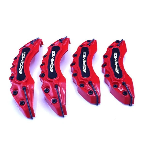 4PC Brake Caliper Covers Mercedes AMG Red / Mercedes Accessories / Car Accessories Etsy