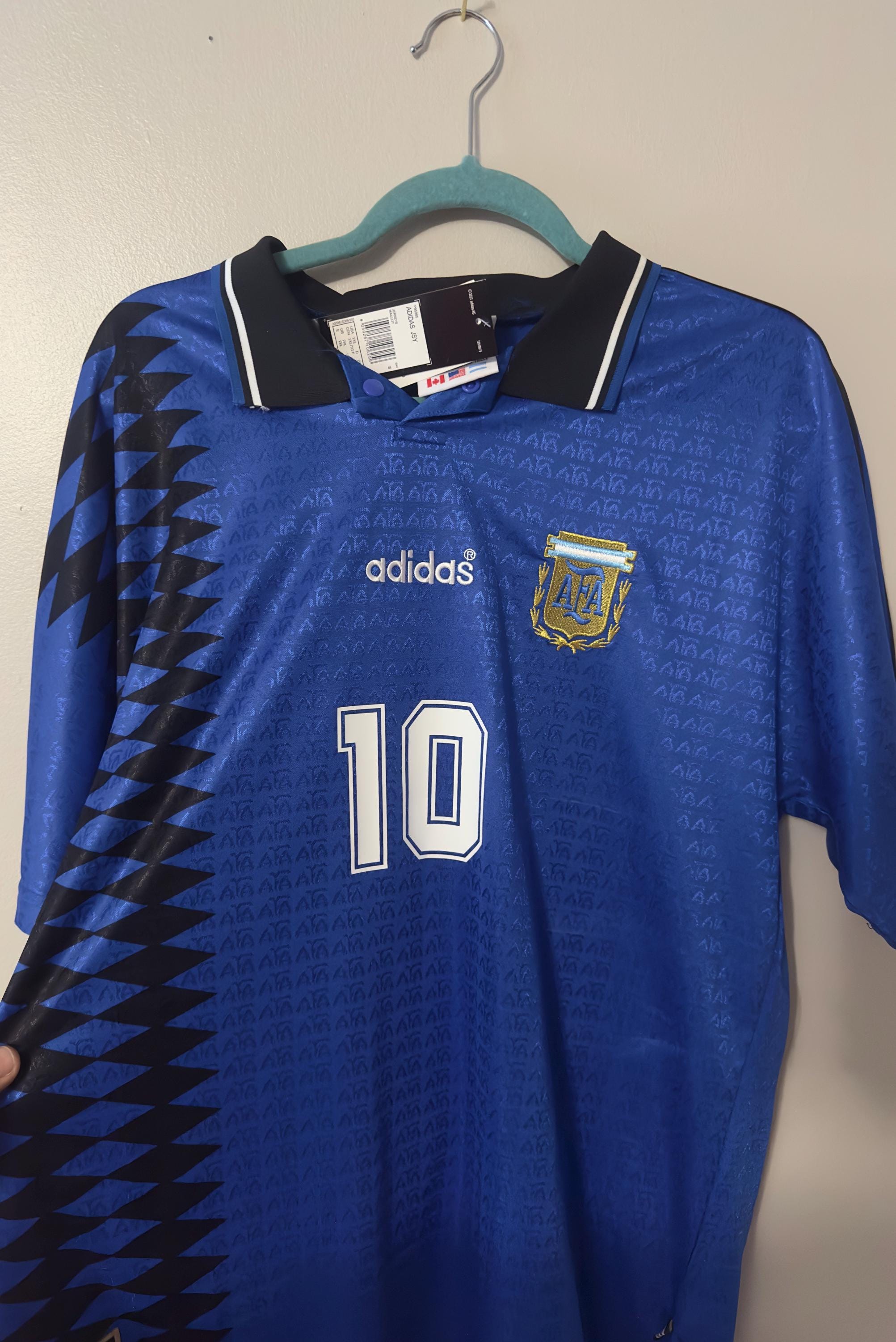 Maradona - 2XL Fits Like XL - Argentina National Team Jersey