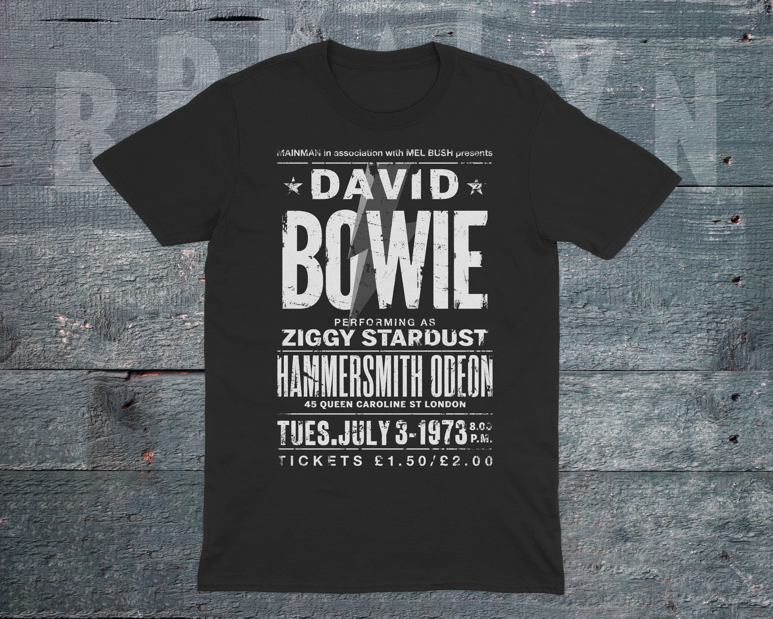 David Bowie Tshirt, Stylish Vintage Ziggy Stardust