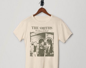 The Smiths Shirt The Queen is Dead T-shirt, Vintage Morrissey Natural Color Unisex Tshirt.