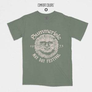 The Wicker Man Comfort Colors Shirt, Summerisle Movie, Film Classic Horror Movie Shirt.