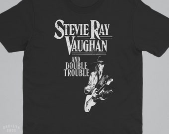 Stevie Ray Vaughan Shirt, Blues Guitar Legend Tee, Musician