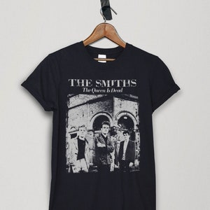 The Smiths Shirt The Queen is Dead T-shirt, Vintage Morrissey Black Unisex Tshirt.