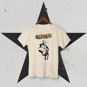 Vintage Style Blondie Debbie Harry T Shirt, Punk Rock Music Tee, Debbie Harry Concert Shirt, Streetwear Summer Shirt, Gift for Him or Her.