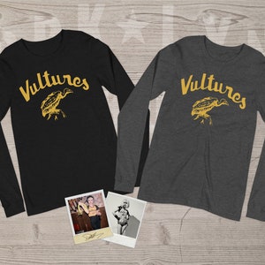 Blondie Debbie Harry Vultures Long Sleeve Tshirt, Vintage Punk Rock Band Unisex T-Shirt.