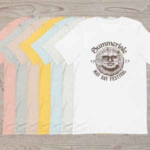 The Wicker Man Tshirt, Film Classic Horror Movie Shirt, Summerisle May Day Festival 1973 Unisex T-shirt.